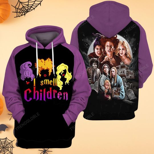 Hocus Pocus Hoodie, Retro Hocus Men Hoodie, Disney Sanderson Sisters Hoodie