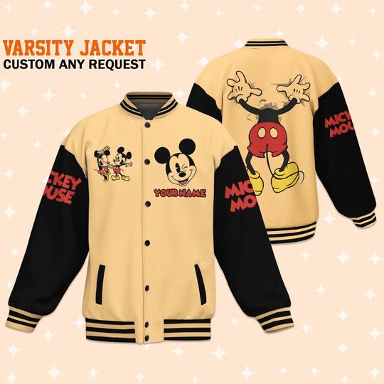 Personalize Disney Mickey Classic Jacket, Personalized Disney Jacket