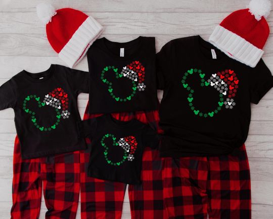 Personalized Family Mickey Christmas Pajamas - Disney Trip Christmas Plaid Pajamas