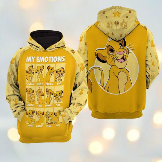 Simba Lion King Hoodies, Disney The Lion King Shirt, Simba Lion King Tshirt, Halloween Cartoon Movie Hoodie, Disney Movie Lover Gift