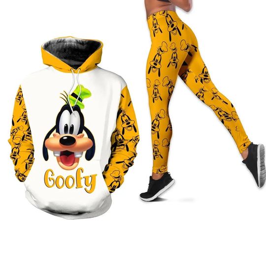 Goofy Hoodie, Disney Goofy Hoodie, Goofy Leggings, Goofy Leggings For Women, Goofy Gift, Cute Goofy Hoodie, Goofy Hoodie Women
