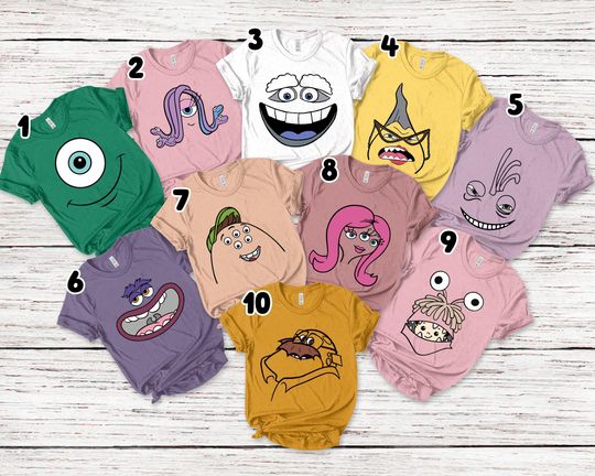 Monster Inc Shirt, Monsters University Shirts, Disney Group Shirt, Monsters Inc Family Shirt
