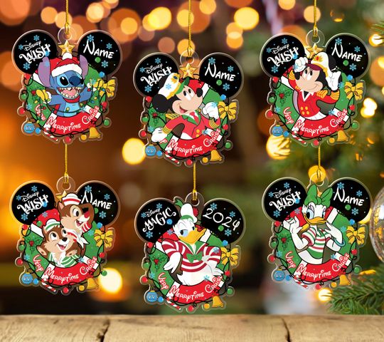 Personalized Disney Characters Very Merrytime Cruise Ornament, Disney Cruise Ornament, Disneyland Trip Ornament, Disney Vacation Ornament