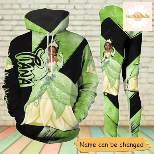 Disney Tiana 3D HOODIE Halloween Gift Christmas Gift