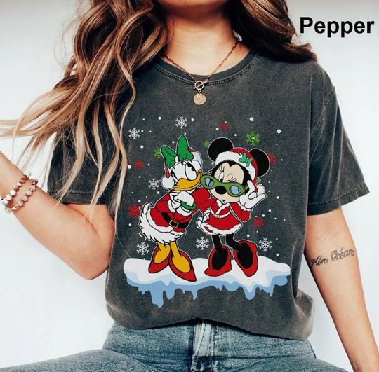 Retro Minnie and Daisy Christmas Shirt, Disneyland Christmas Shirt