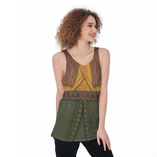 Raya Tribe Tank Top, Raya and The Last Dragon Unisex Costume, Disney Running Cosplay