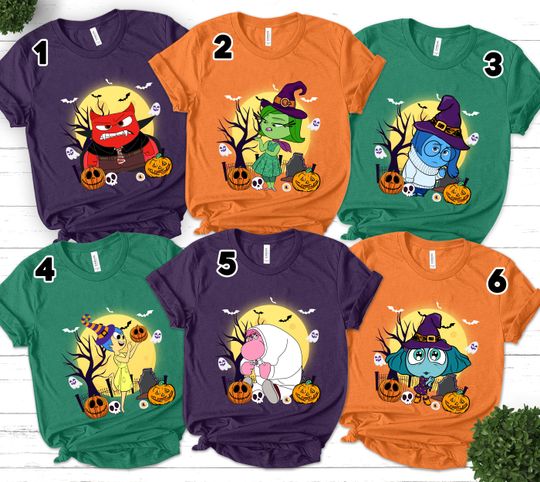 Inside Out Characters Shirt, Inside Out 2 Shirt, Inside Out 2 Disney Emotions Movie Shirt