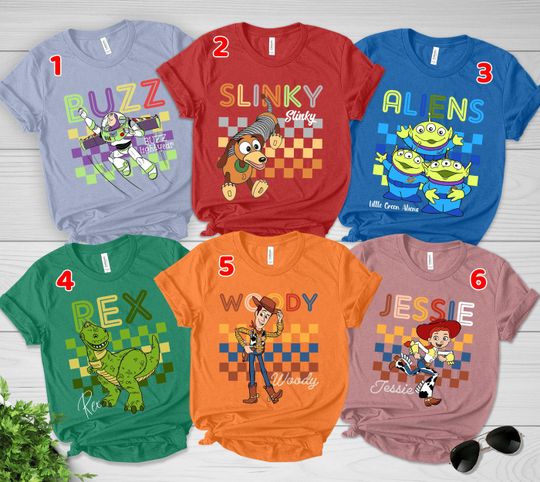 Toy Story Characters Shirt, Disneyland Trip Shirt, Toy Story Fun T-shirt