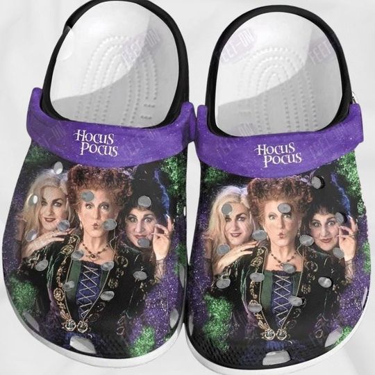 Hocus Pocus Clogs, Halloween Sanderson Sister Disney Clogs, Hocus Pocus Fan Gift