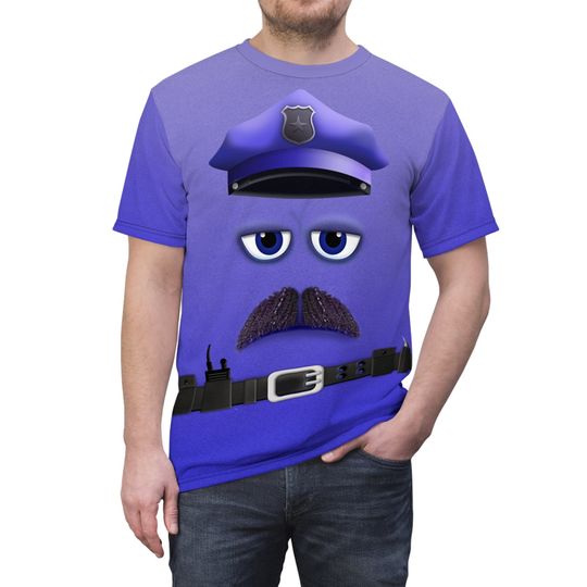 Inside Out 2 Shirts, Dave Guards Cosplay, Moustache Dad, Disney Costume, Riley's Subconscious Tee