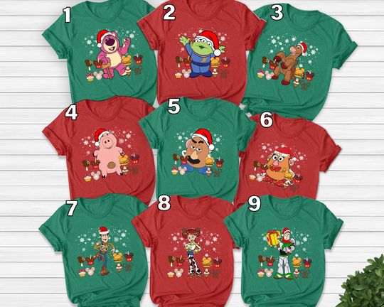 Toy Story Christmas Shirt, Toy Story Family Shirt, Disney Snack Shirt, Disney Christmas