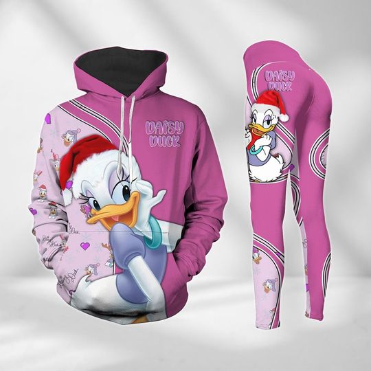 Daisy Duck Christmas Hoodie, Leggings For Women, Disney Duck Holiday