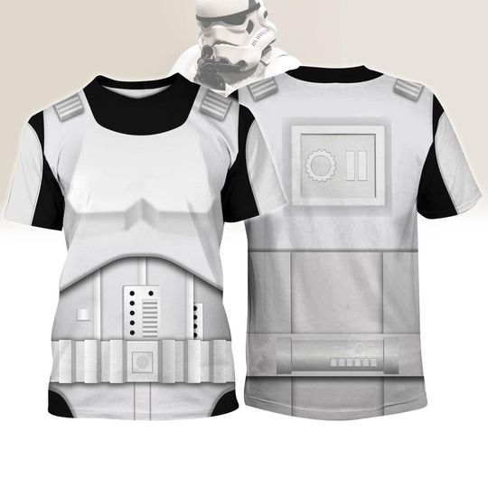 Stormtrooper Shirt, Star Wars Costume, Star Wars 3D All Over Print Shirt, Disney Cosplay Shirt, Luke Skywalker Shirt, Unisex Tshirt