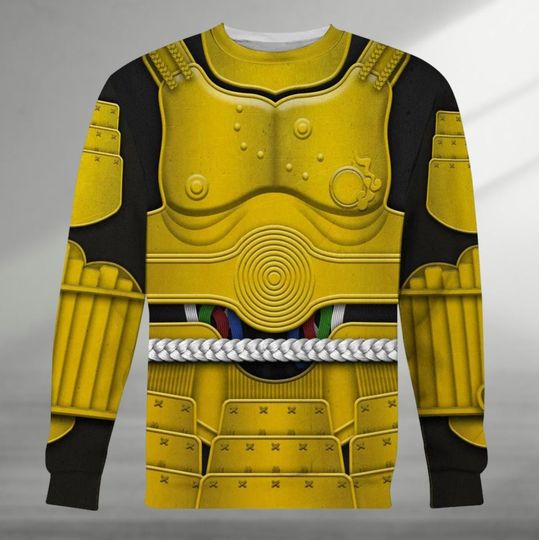 C3-PO Cosplay Costume Sweatshirt, Star Wars Characters Shirt, Halloween Disney Cosplay Man, Galaxy Edge, Disneyland Costume For Men