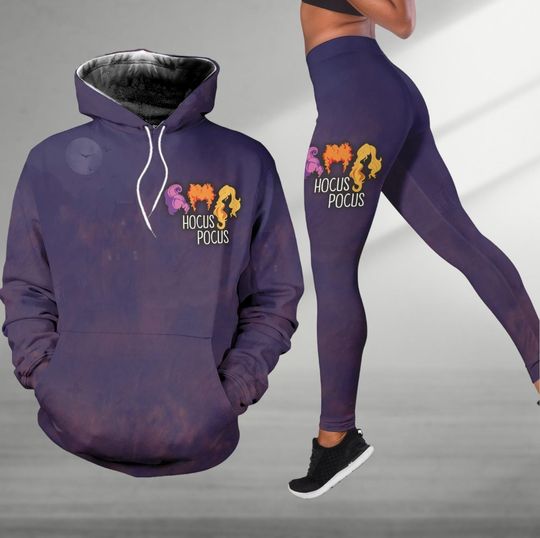 Hocus Pocus Hoodie, Halloween Movie Women's Leggings, Sanderson Sisters Shirt, Disney Witches Yoga Pants, Horror Characters Hoodie
