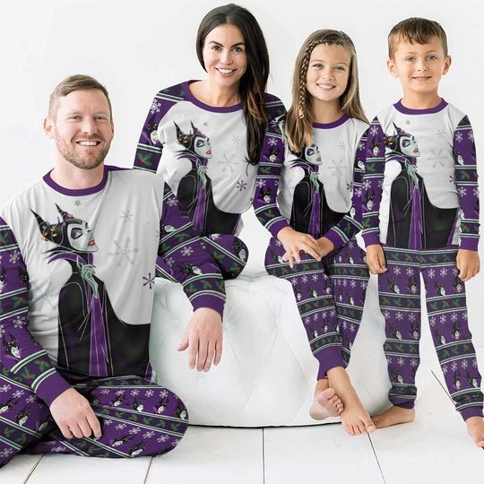 Disney Villains Pajamas, Halloween Bad Witches Shirt, Funny Villain Family Pajamas