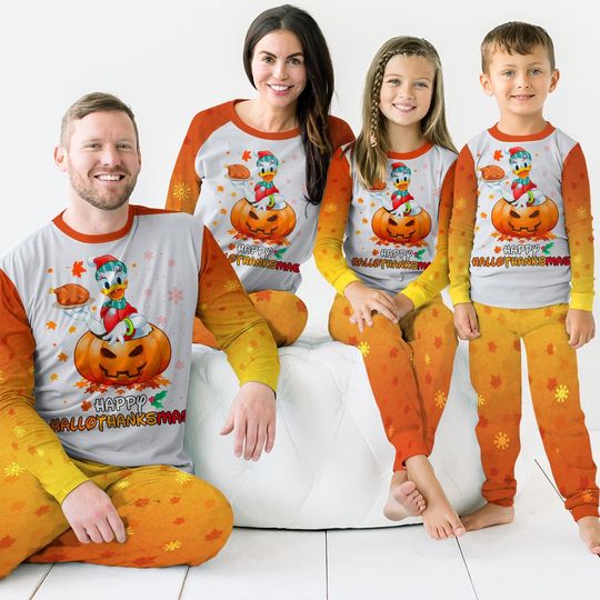 Donald Duck Pajamas Set, Mickey And Friends Shirt, Disney Donald Family Pajamas