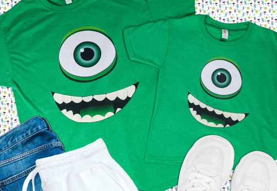Disney Monsters Mike Wazowski Eye and Mouth - Unisex, Adult