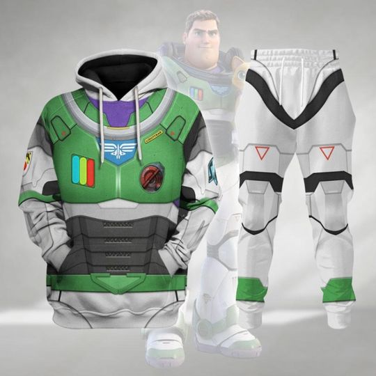 Buzz Lightyear Costume Hoodie, Buzz Lightyear Jogger, Disney Hoodie Joggers Sets
