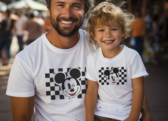 Mens Mickey Shirt - Mickey Shirt - Daddy and Me Disney - Kids Mickey