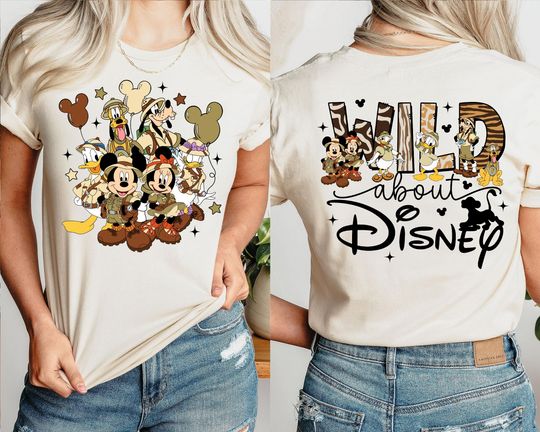 Disney Wild Shirt, Mickey Friends Safari Shirt, Disneyland Vacation Shirt, Animal Kingdom Shirt, Disney Trip Adventure Shirt, Hakuna Matata
