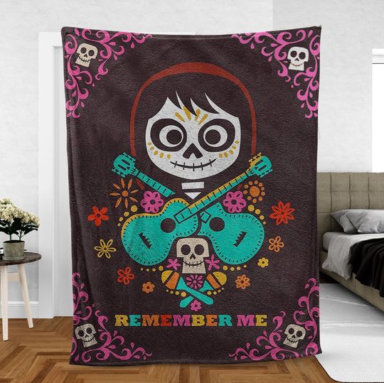 co.co cute blanket disneyland magic kingdom fleece blanket d i s n e y skeleton blanket