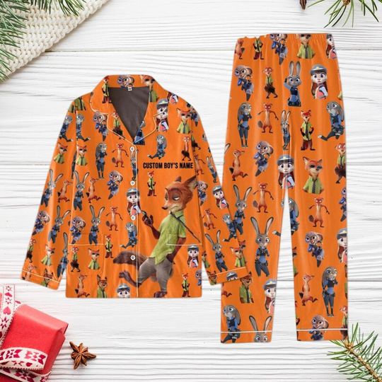 Disney Zootopia Christmas Pajamas, Funny Zootopia Women Pajamas, Zootopia