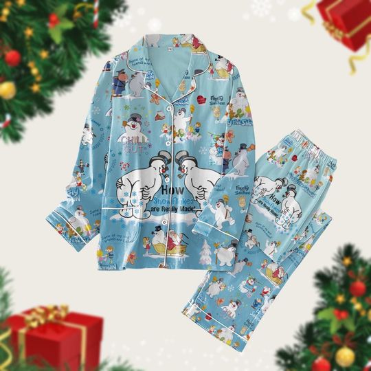 Frosty The Snowman Pajamas, Frosty And Friends Pyjamas, Disney Movie Xmas Pj Set Pants, Christmas Thick Pajamas, Pajamas Women And Men