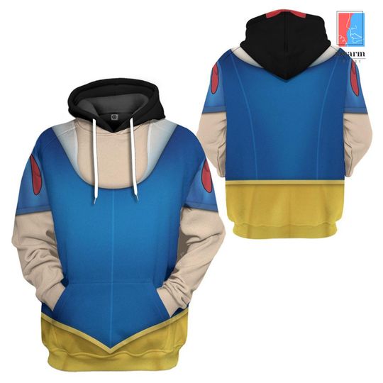 Snow White Princess 3D Hoodie Snow White and the Seven Dwarfs 3D Hoodie Princess Snow White Halloween Costume Disneyland Halloween