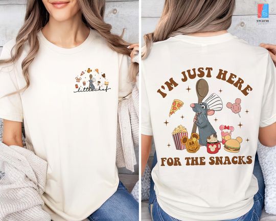 Disneyland Remy Just Here For Snack Shiry, Remy Ratatouille Shirt,  Little Chef Shirt, Disneyworld Vintage Shirts, Disneyland Trip Shirt