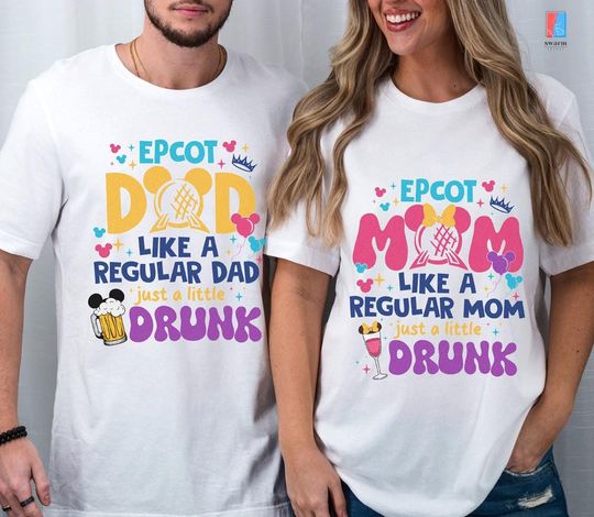 Disneyland Family Epcot Shirt, Epcot Like A Regular Dad Shirt, Family Vacation Shirt, Family Matching Shirt, Disneyworld Trip Shirt