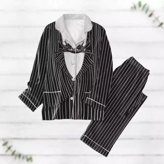 Jack Skellington Pajamas Set, Nightmare Before Christmas Shirt, Disney Movie