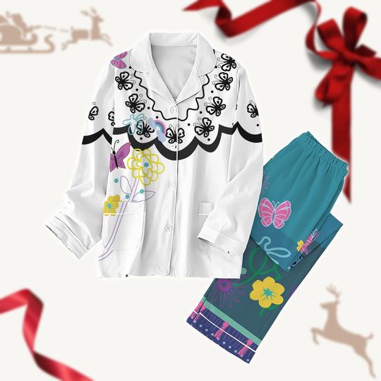 Princess Moana Christmas Pajamas Set, Disney Moana Cosplay Pj Set