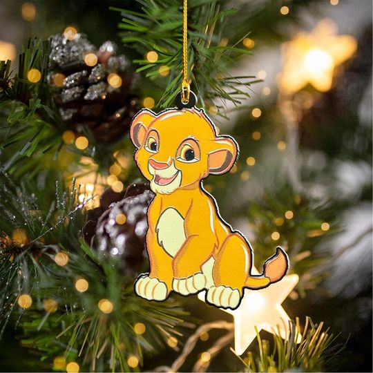 Personalized Lion King Christmas Ornament, 2024 Disney Christmas Gift, ChristmasOrnament