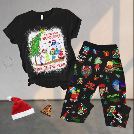 Disney Inside Out Pajamas Christmas, Every Day Is Full Of Emotions Womens Pajamas