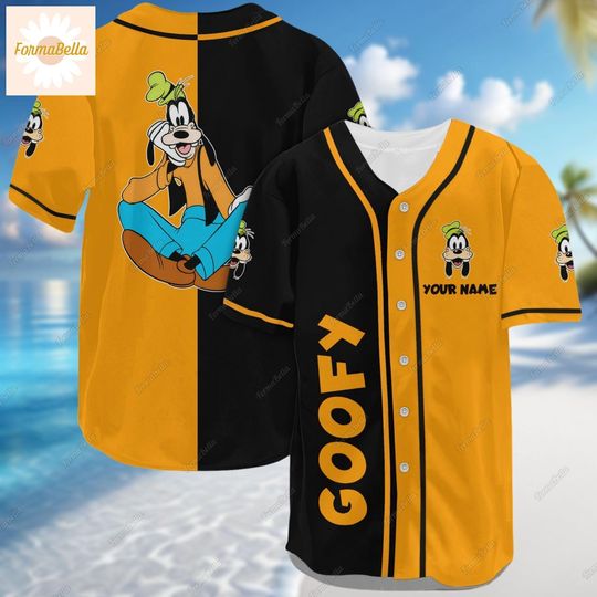 Halloween Personalized Goofy Baseball Jersey, Disney Dog Baseball Shirt,  Mouse And Friends Shirt