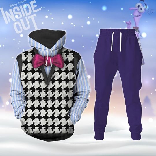 Inside Out Fear Cosplay Shirt, Disney Fear Cosplay Costume, Pixar Inside Out