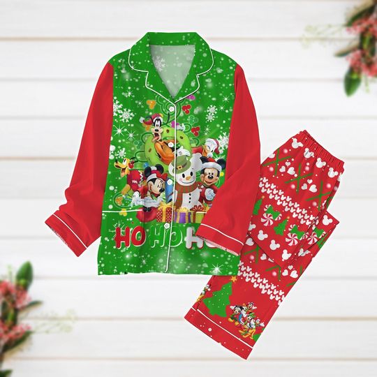 Christmas Pajamas, Mickey's Very Merry Pajamas Set, Disney Mickey And Friends