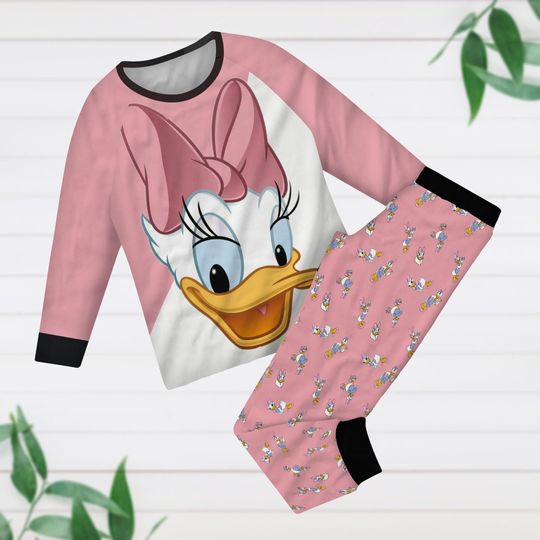 Daisy Duck Family Pajamas Set, Disney Christmas Pajamas, Cartoon Movie Holiday