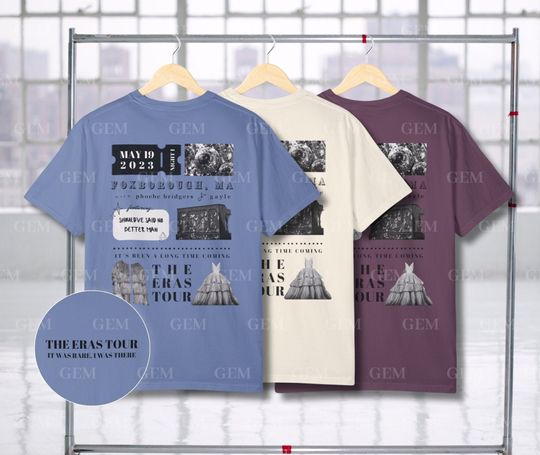 Personalized Eras Tour T-Shirt with Surprise Songs | Surprise Songs Shirt