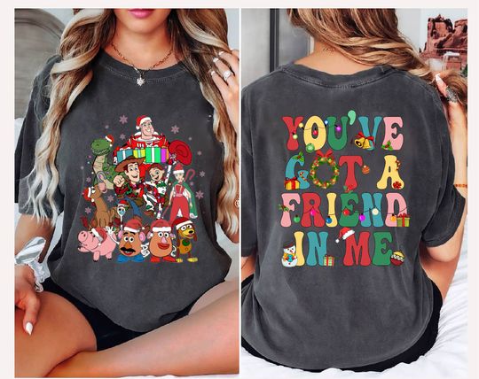 Disney Pixar Toy Story Christmas Shirt, Disney Family Christmas Party 2024