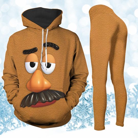Mr Potato Toy Story Cosplay Hoodie, Toy Story Costume Hoodie, Mr Potato Head Legging Pants, Disneyworld Trip 3D Hoodie