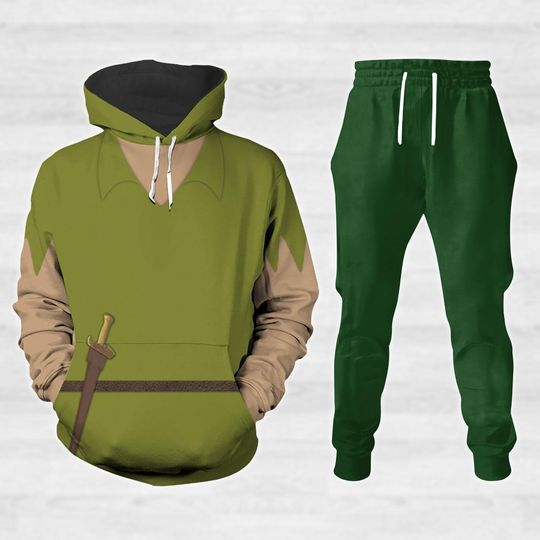Peter Pan Costume Hoodie, Disney Characters Cosplay Hoodie