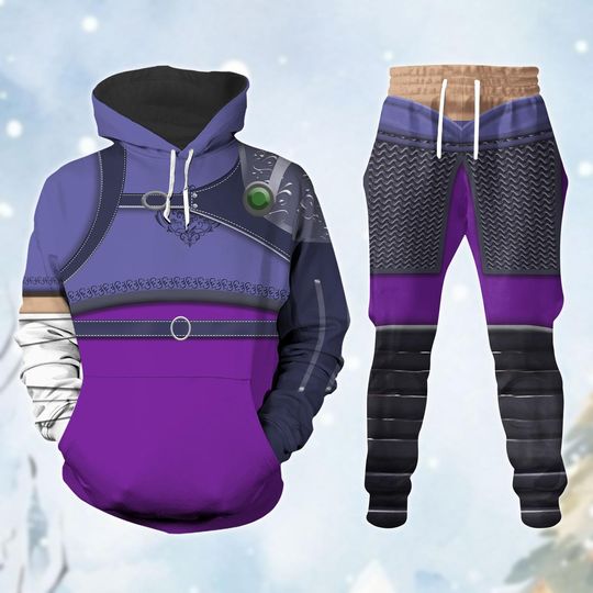 Christmas Lance Slashblade Inside Out Hoodie Jogger, Disney Characters Cosplay