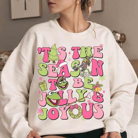 Disney Tis The Season To Be Jolly And Joyous Shirt, Muppet Christmas Carol