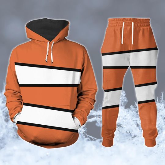 Finding Nemo Cosplay Hoodie, Nemo Fish Costume Hoodie, Nemo 3D Hoodie, Disney Finding Fish Men Hoodie, Disneyland Trip Outfit Hoodie