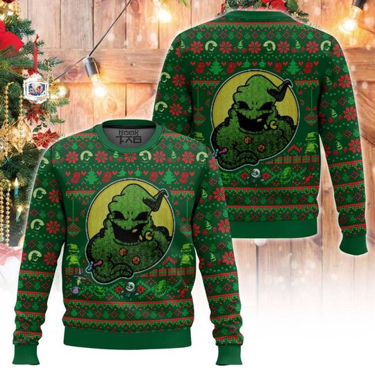 Oogie Boogie The Nightmare Before Christmas Ugly Sweater, Oogie Boogie Shirt, Disneyland