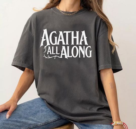 Agatha All Along Logo Shirt, Marvel Show Disney Sweatshirt, Agatha Harkness Shirt