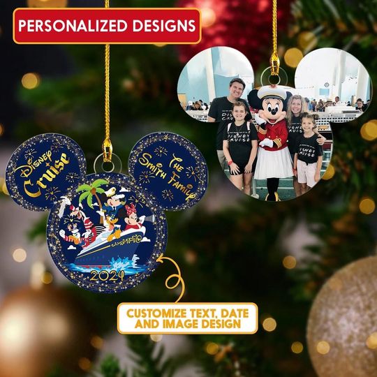 Custom Photo Disney Cruise Trip Keepsake, Disney Cruise 2024