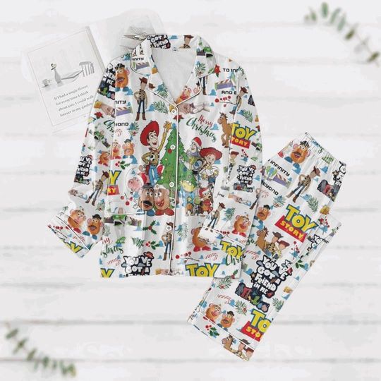 Toy Story Christmas Family Pajamas, Disney Toy Story Pajama Set, Woody Buzz Lightyear Jessie PJM